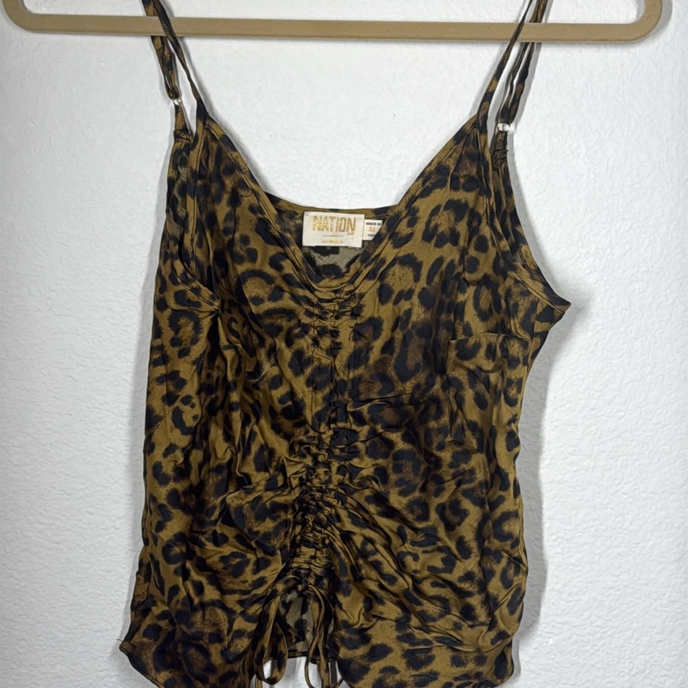 Nation Ltd. Cheetah Print Tank View 3